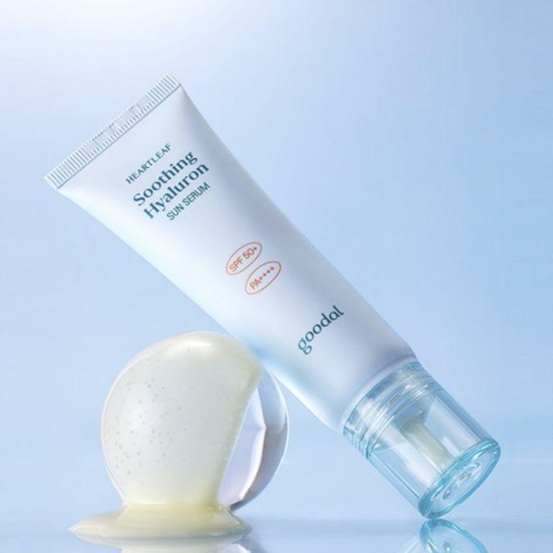 Goodal Heartleaf Calming Hyaluronic Sun Serum SPF50+ PA++++ 50ml x 2