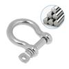 2Pcs Boat 304 Stainless Steel 4mm Ring Bow Anchor Shackle Chain Rigging Captive Pin For Yacht/Canoe/Speedboat Accessories