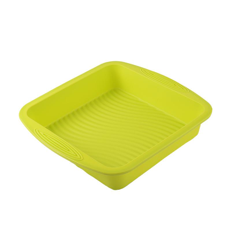 1pc Silicone Square Non-Stick Square Cake Pan for DIY Baking with Silicone Mold