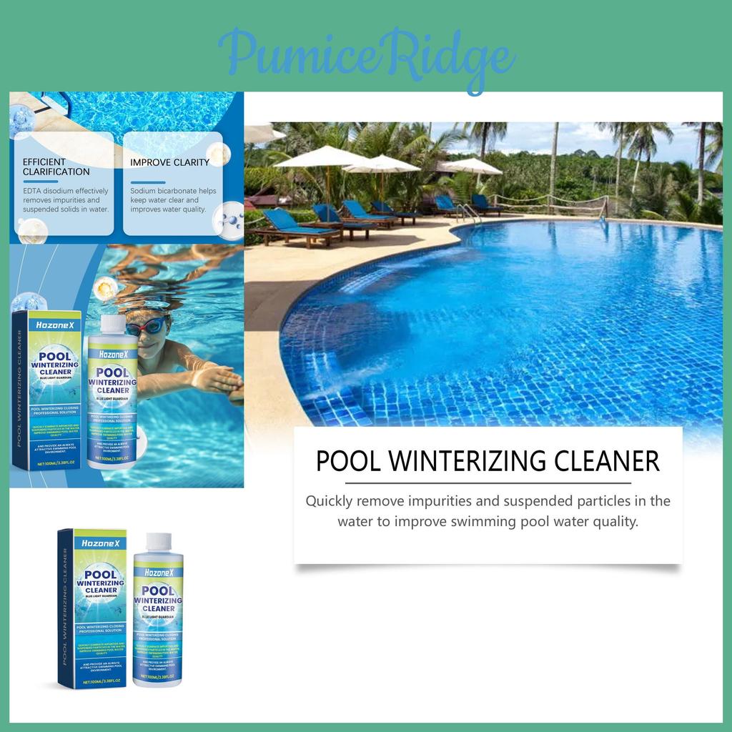 Hozonex Pool Water Clarity Enhancer 100ml Multi-purpose Cleaner For Outdoor Pools