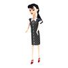 The Wednesday Addams Figure Doll Cute Cloth Puppet Toys Wednesday Addams Family Doll with Movable Joints Halloween Decor