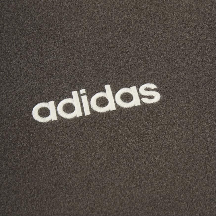 Adidas Solid Color Warm Windproof Casual Long Sleeve Cotton Jacket Unisex Jacket Olive-Green JL9566