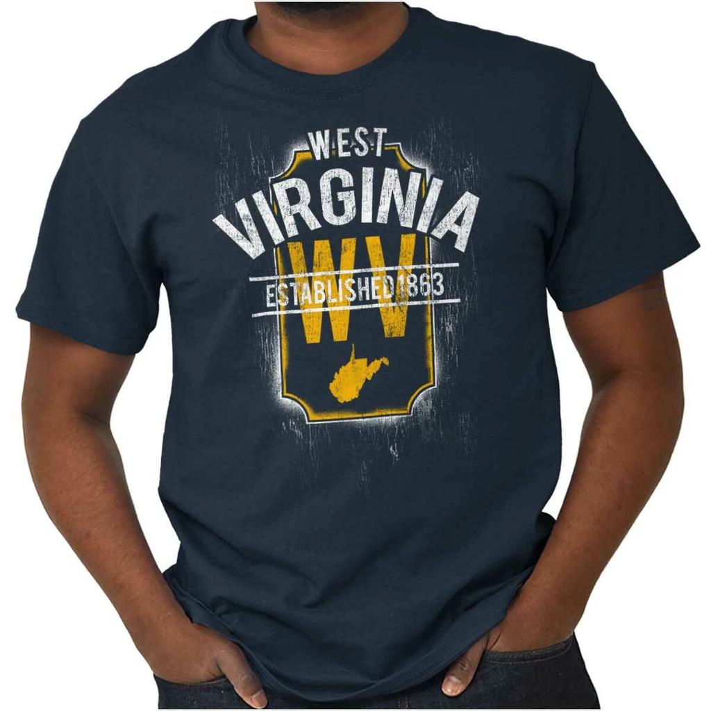 Vintage West Virginia Classic Souvenir WV Womens or Mens Crewneck T Shirt Tee