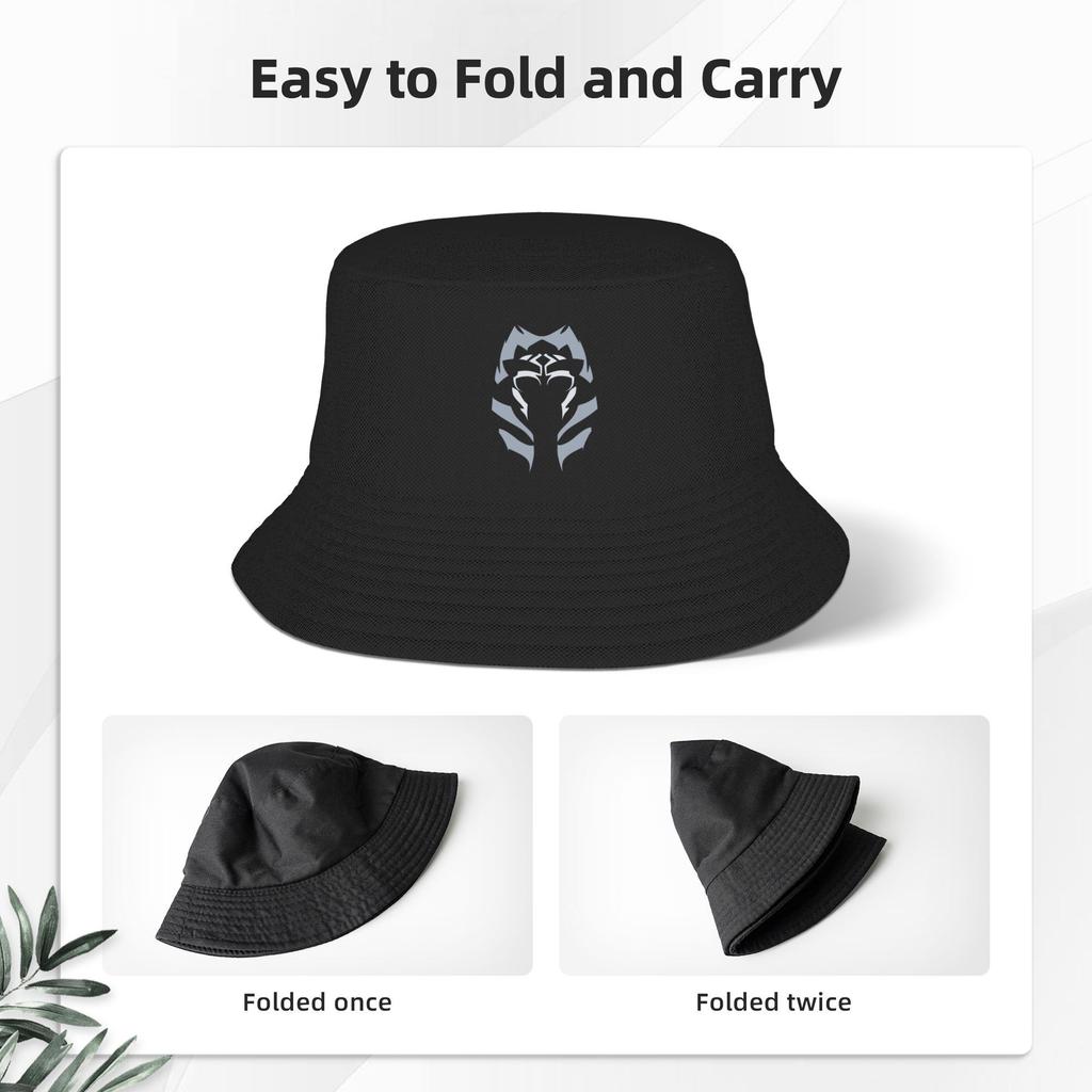 Ahsoka Storm Bucket Hat Panama Bob Hats Outdoor Cool Autumn For Summer Beach Fishing Unisex Fisherman Caps
