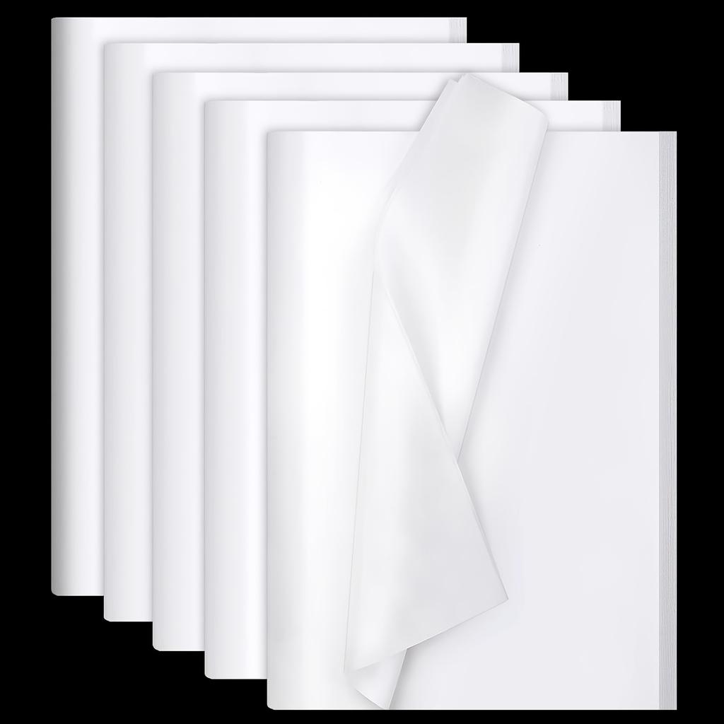 60 Sheets Bulk White Tissue Paper For, Wedding, Birthdays, Mother's Day, Gift Wrap Tassel Garland, Gift Baskets DIY Crafts