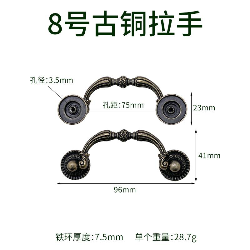 

Alloy Cabinet Handles Drawer Pulls Durable Metal Hardware for Kitchen Bathroom Furniture Doors Modern Design Easy Installation One Size