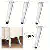 4pcs Coffee Table Support Desk Chairs Nightstands DIY Furniture Metal Legs Adjustable Furniture Table Legs for Sofa TV Cabinet