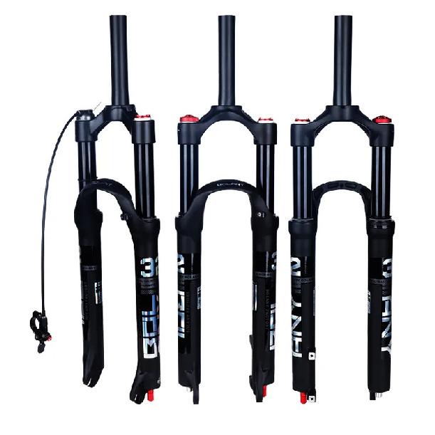 BOLANY MTB Supension Rebound Adjustment Double Air Fork 26/27.5er/29er Magnesium Alloy Travel 100mm  32 RL Bike Accessories