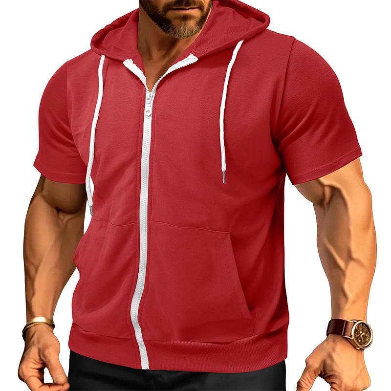 European & American Style Plus Size 3D Men's Zipper Hoodie Jacket 2026