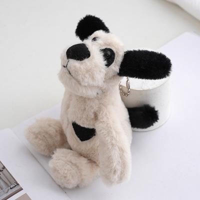Cute Plush Black Love Puppy Keychain Toy Stuffed Animal Puppy Doll Toys Backpack Bag Pendant Hanging Girl Gifts