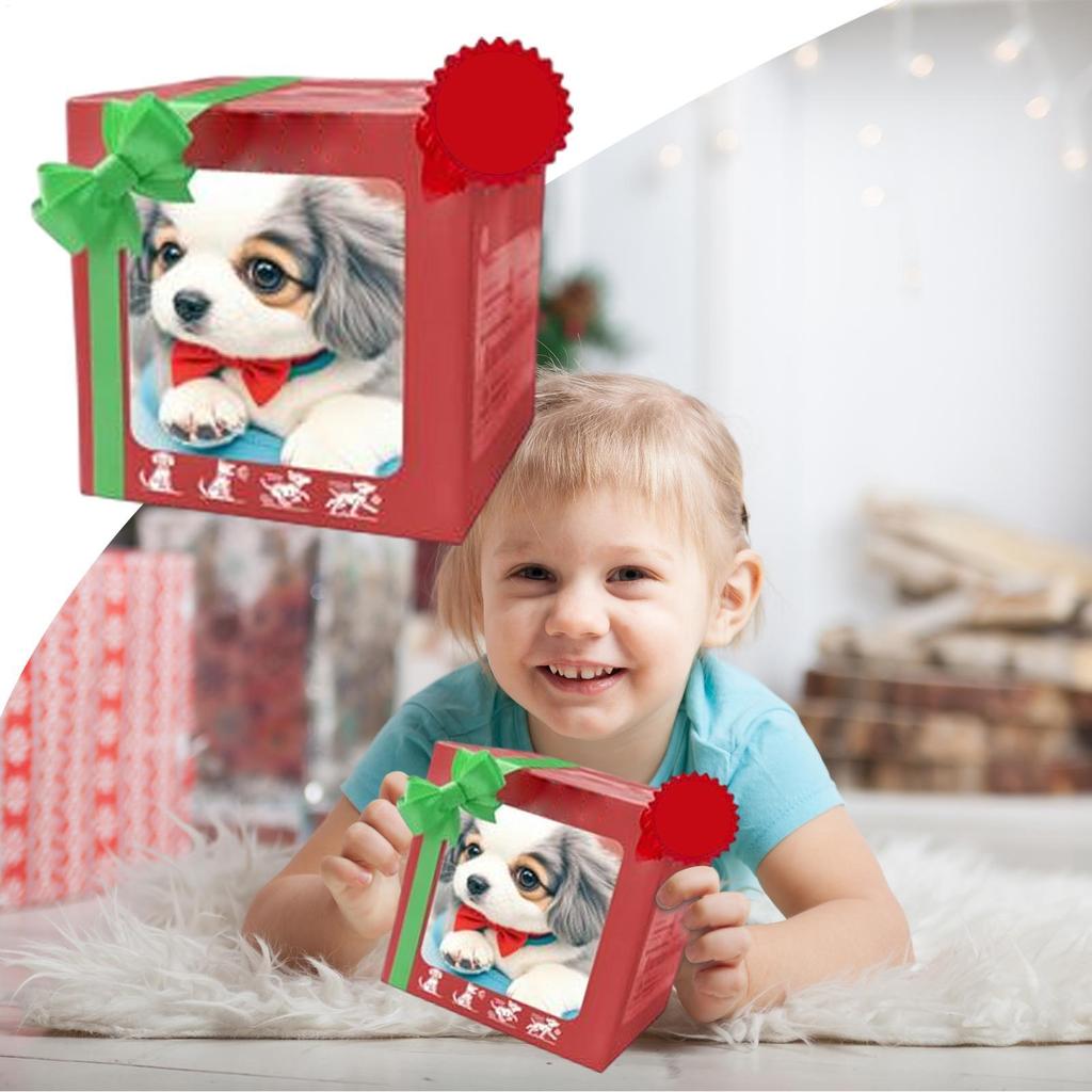 2025 Cățel Robot Nou, Cățeluș Robot, Cățeluș Roboți Realistici, Câini Drăguți Jucărie de Pluș Cadou Desen Animat Păpușă Cățeluș pentru Copii