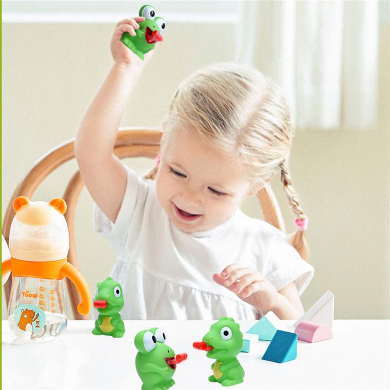 Giocattoli Spremibili Divertenti Rana/Dinosauro con Lingua Fuori Giocattoli Spremibili Giocattoli Antistress per Bambini e Adulti Giocattoli per Scaricare la Rabbia