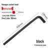 S2 Extended Ball Head Hex Key Wrench, High Strength Hardened 5mm/4mm Hexagonal Tool
