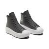 Converse Womens All Star Move High 'Iron Grey' (women's sizes) Iron Grey / Iron Grey / White Skateboard Shoes A01344C
