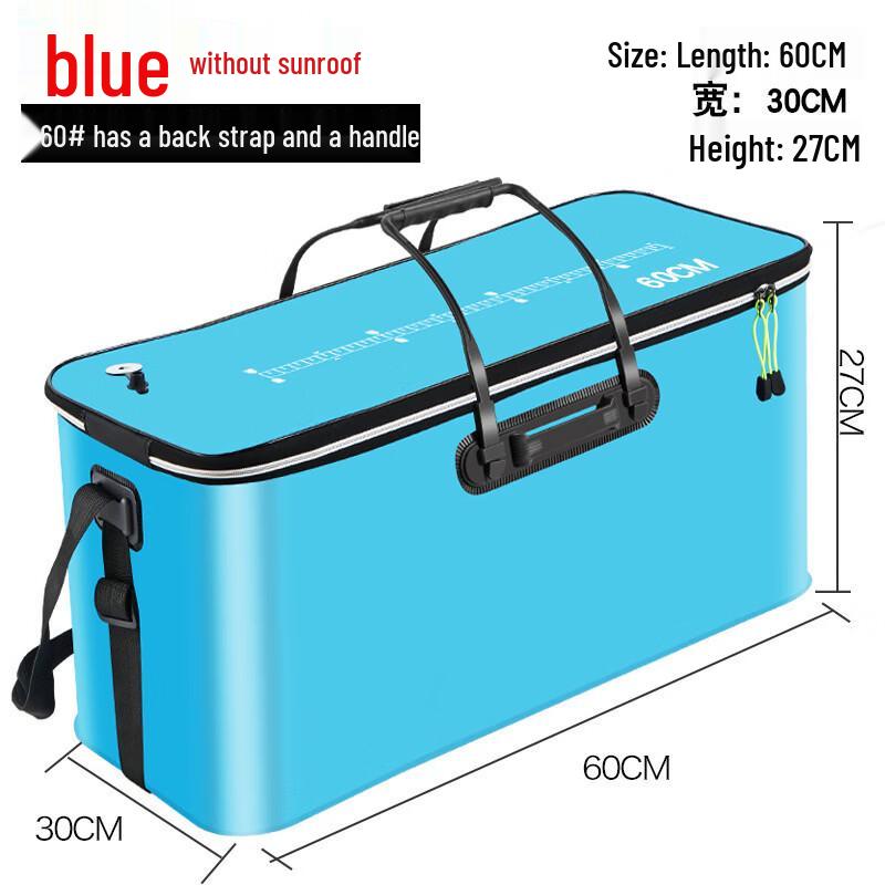 Foldable EVA Fishing Live Bait Bucket