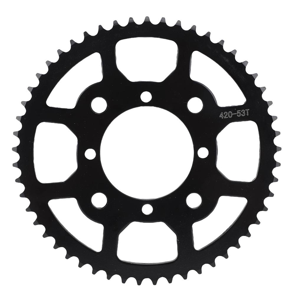 420 53T Rear Sprocket Efficient Gear Ratio Heavy Duty Steel Alloy Optimal Performance for Dirt Pit