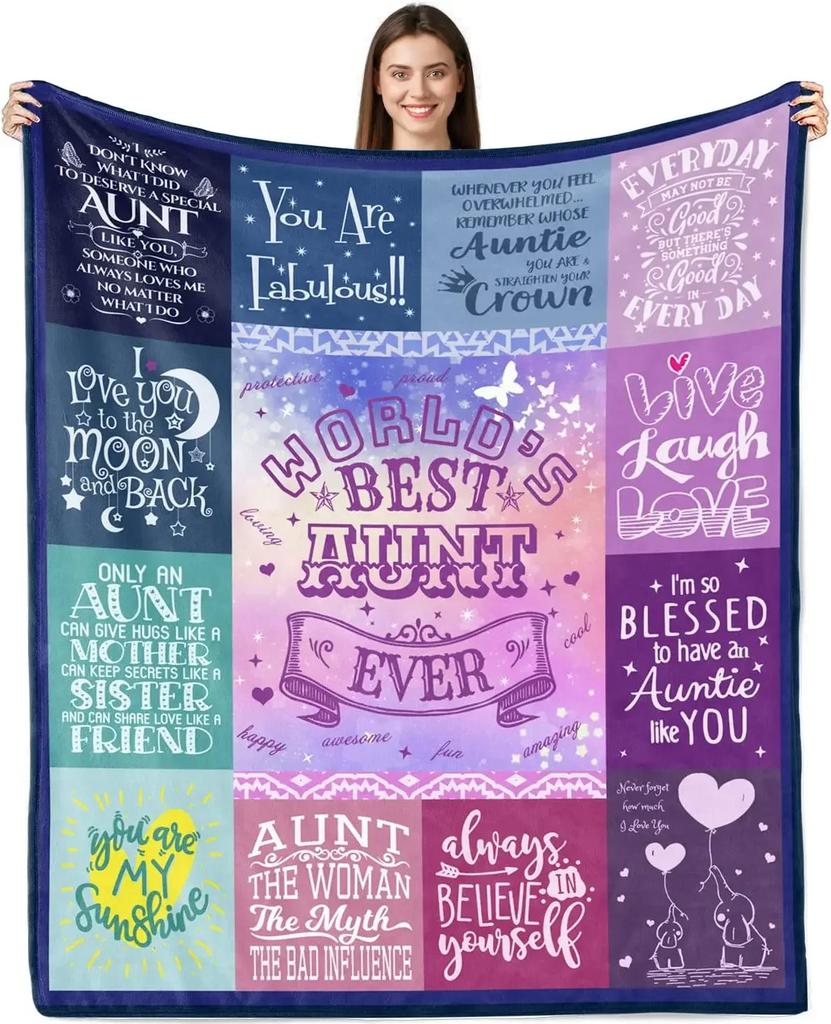 Cozy Soft Throw Blanket Perfect Gift for Best Friends Birthday Home Textile