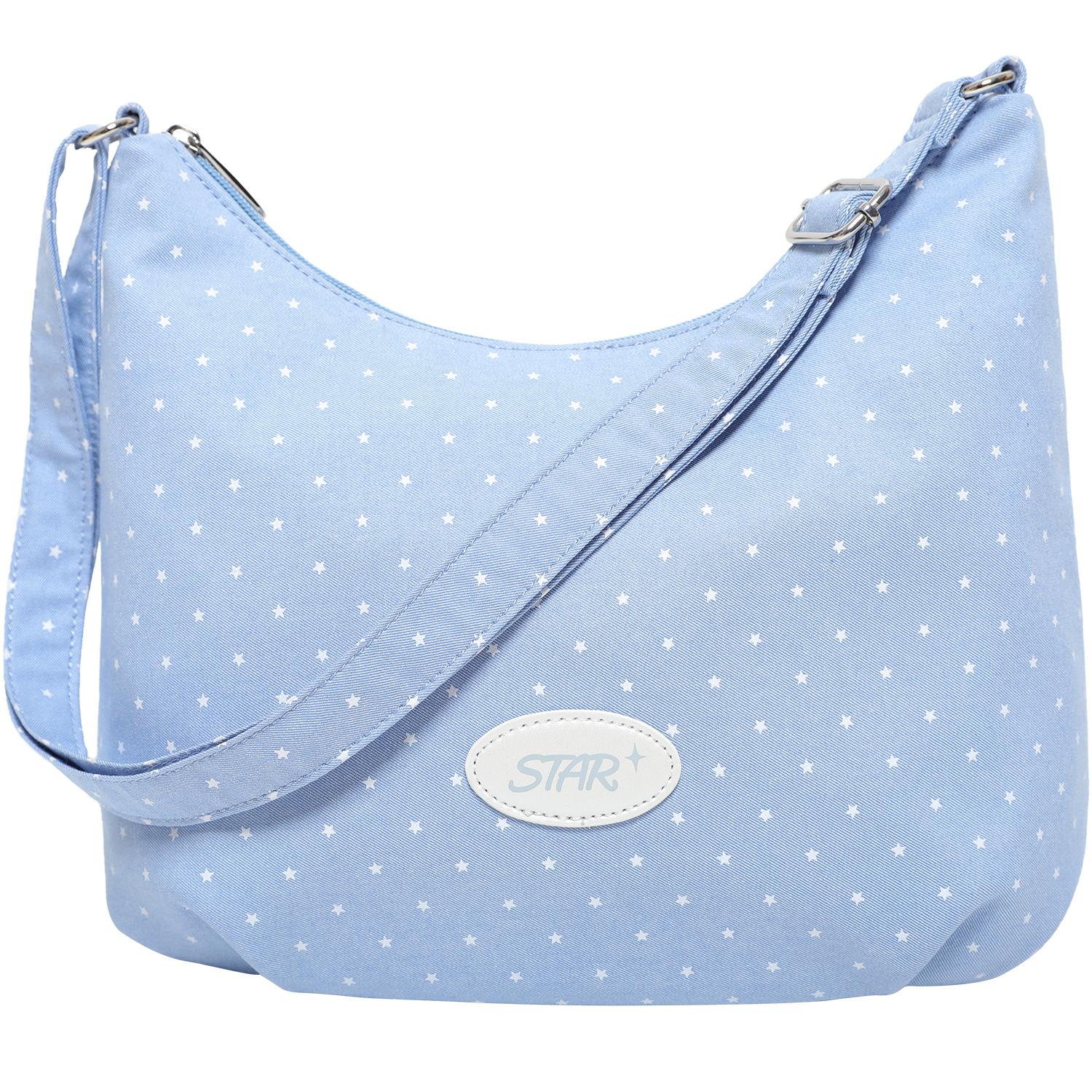 

Вместительная сумка кроссбоди с высоким уровнем внешнего вида в корейском стиле, сумка-тоут для поездок на работу для приготовления пельменей светло-синий