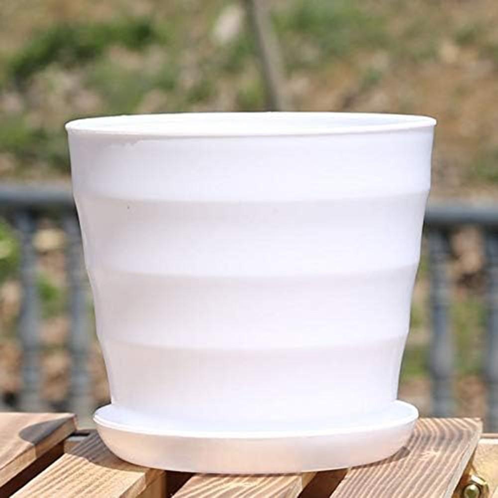 Blumentopf mit Drainage Imitation Blumentöpfe Stilvolle Pflanzgefäße