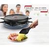 TEFAL 3in1 Raclette-Grill, Colormania Raclette, Grill und Crêpes, 8 Tassen, Antihaftbeschichtung, Stahlblau RE310401