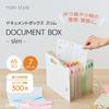 Lihit Lab A5 Slim Document 6 7 Box, Horizontal, Compartments, Pockets, White, F7593-0