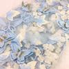New Multi-color 3D Butterfly Embroidered Lace Fabric Suitable for Wedding Dresses Formal Gowns and Designer Clothing Fabrics