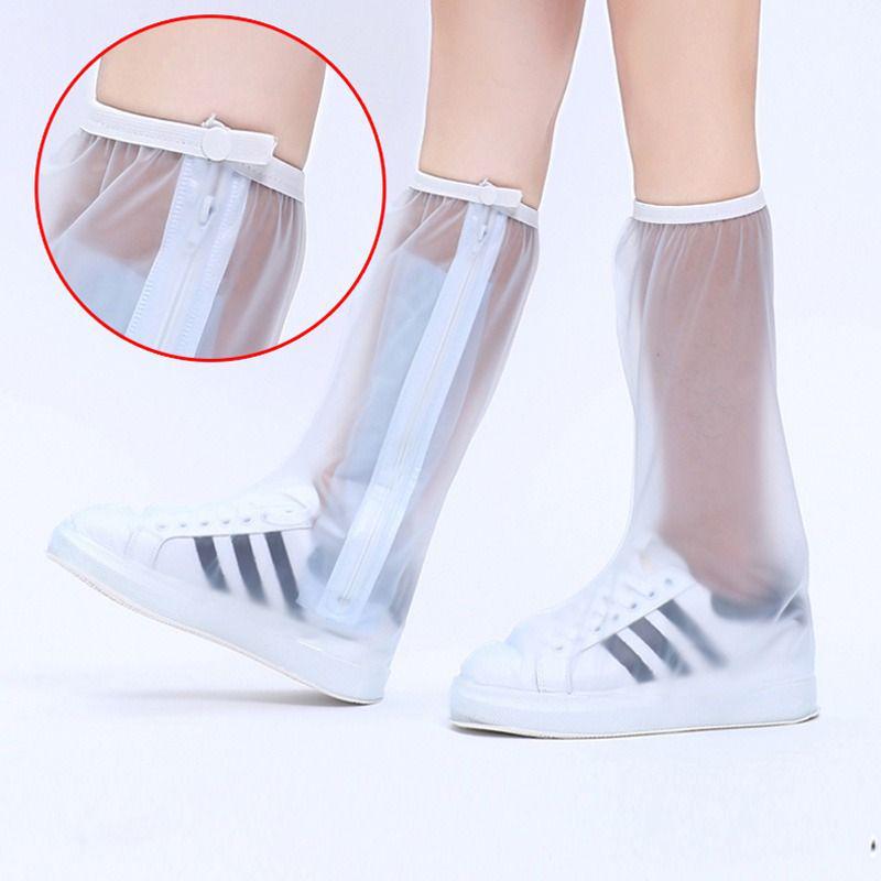 Men's & Women's Non-Slip Waterproof Overshoes - Thick, Wear-Resistant, High-Top Rain Boot Covers for Children & Adults