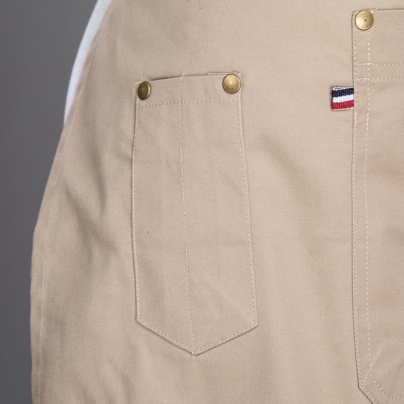 Korean Style Canvas Denim Waist Apron For Cafe Baristas Waiters Restaurant Work Wear