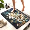 Water Absorbent Mat for Bathroom Kitchen Floor Door Entrance Anti Slip Floor Foot Anti Skid Bathroom Shower Mat