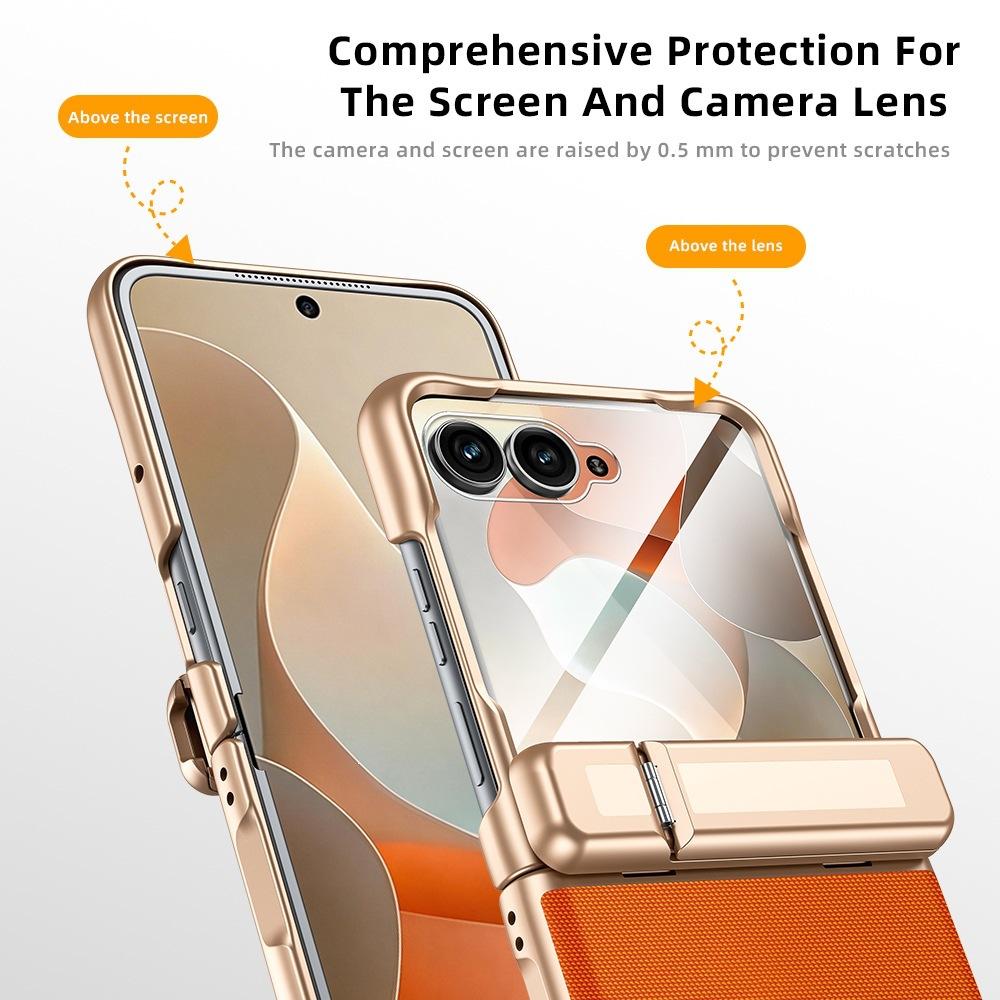 Applicable to Motorola MotoRazr70Ultra mobile phone case center shaft bracket razr60 all-inclusive case film integrated 5