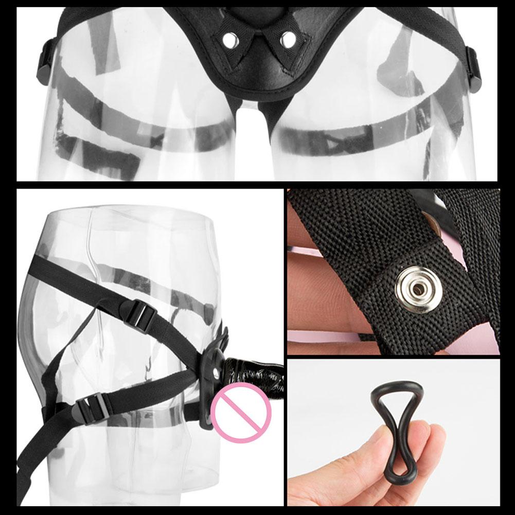 Wearable Strapon Penis Pants Adult Underwear Leather Panties Strap On Dildos Hardness Sex Toys For Women And Men Erotic Products