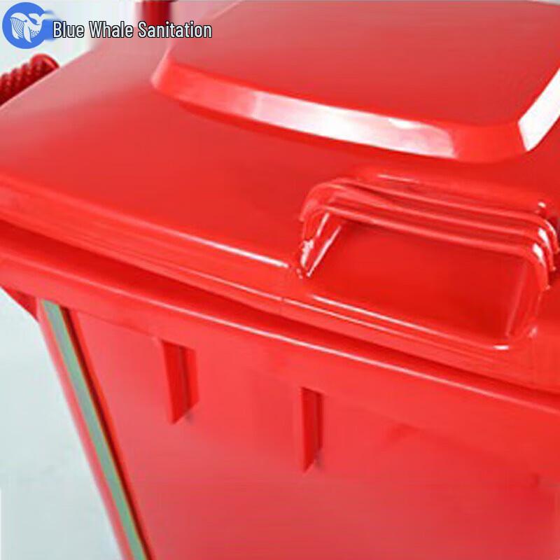 Outdoor Heavy-Duty Waste Bin with Wheels