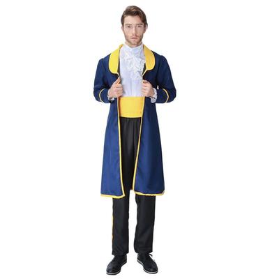 Men's European & American Prince Costume for Movie Character Cosplay