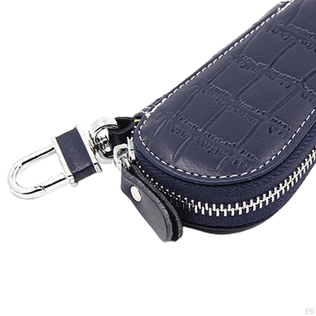 Halter Leder Autoschlüssel Organizer Damen Schlüsselanhänger Hüllen Unisex Tasche