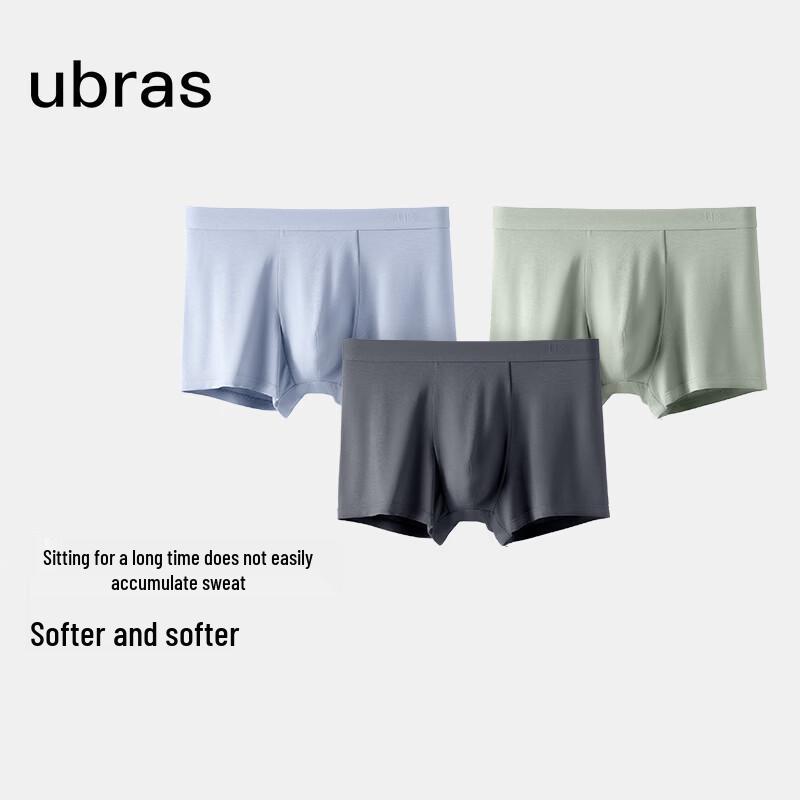 Мужские трусы Ubras из модала и хлопка, антибактериальные, со средней посадкой XL