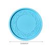 Multifunctional Coaster Silicone Mold Vintage Flower Mats Silicone Mold Ornament Gift for DIY Epoxy Making Cups Crafts