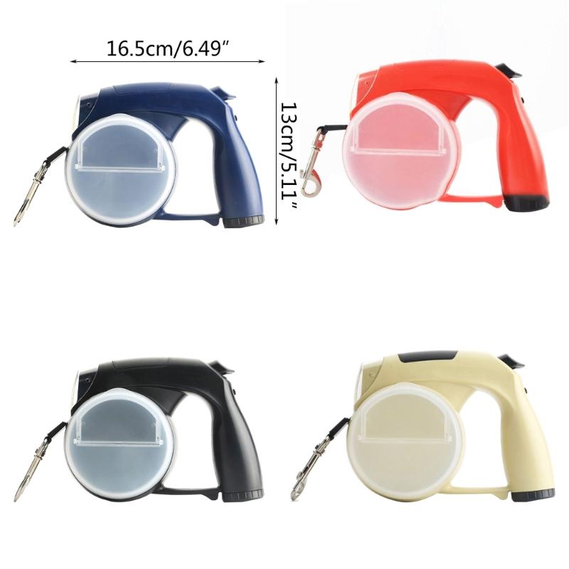 Retractable Dogs Leash 13 Feet Pet Walking Leash with Light, Bags Holder Water Cups for Small Breeds Dogs Soft Wholesale