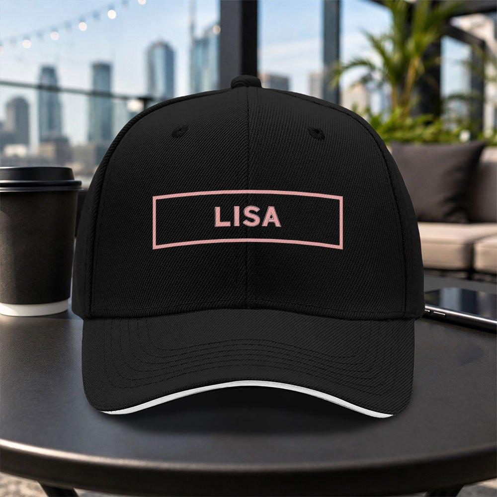 LISA Style Adjustable Sandwich Baseball Cap  Lightweight Printed Unisex Duckbill Hat for Unisex  Women