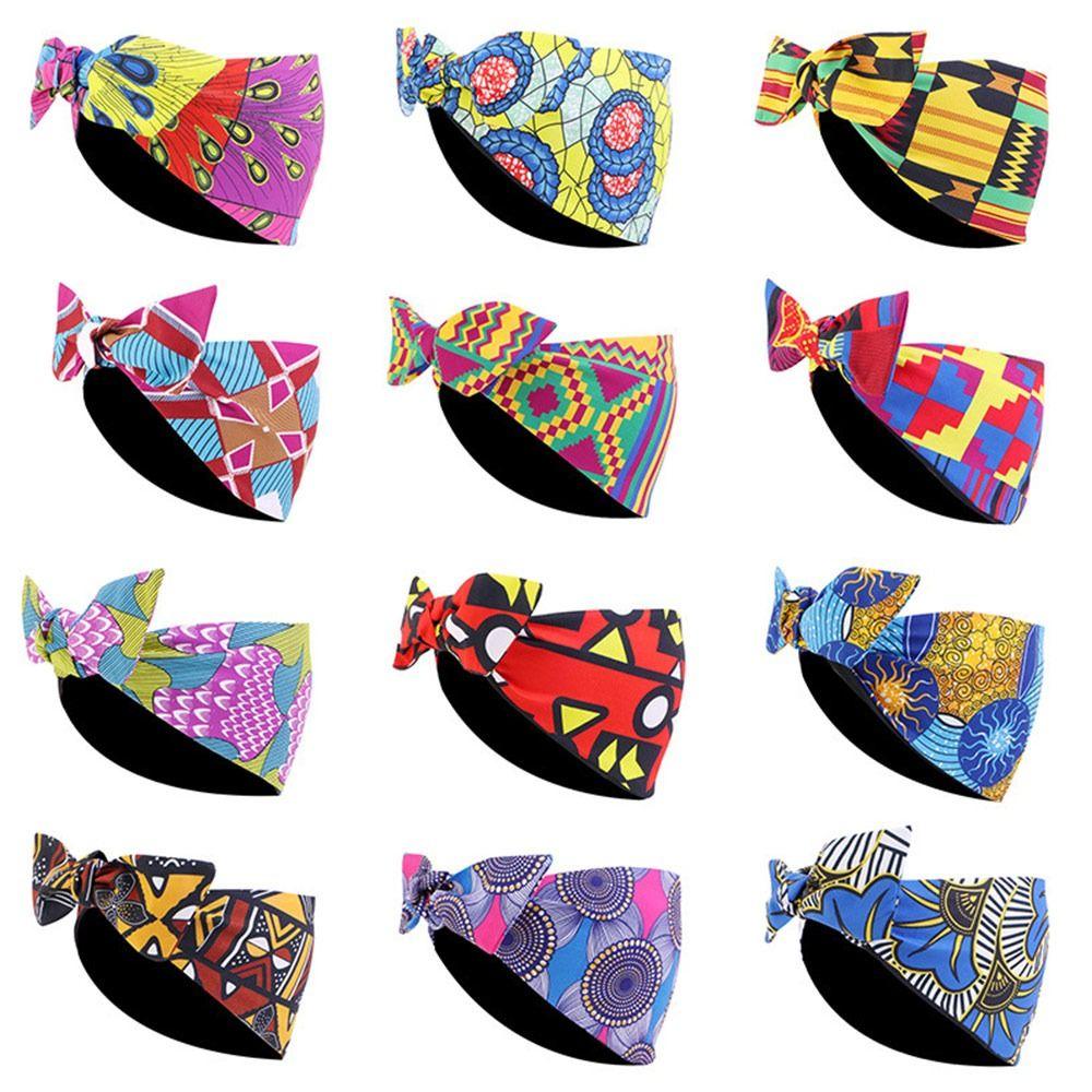 Knotted Boho Hair Wrap Wide Sports Yoga Headband Vintage Daily Wears Turban  for Women