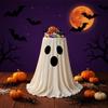 Halloween Treat Display Bowl Specters Candy Dish for Entry Tables and Party Setups, Open Top Server for Small Snacks