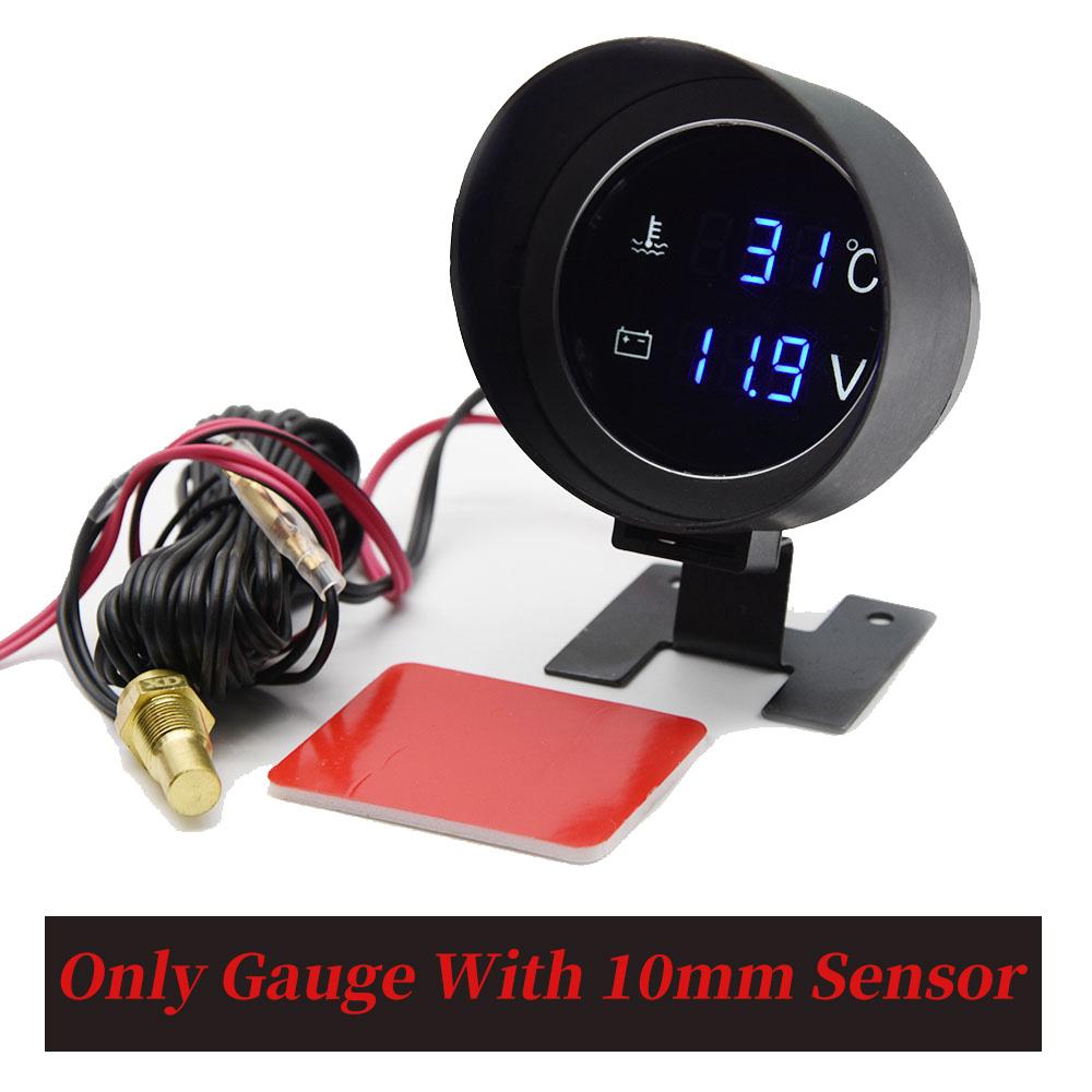 

Автомобильный датчик температуры воды/вольтметр для автомобилей 28/34 мм адаптер 10 мм автомобильный датчик температуры NPT 1/8 метра-10 ~ 110 по Цельсию 12 В A only gauge