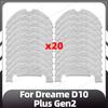 Compatible for Dreame D10 Plus Gen2 Replacement Main Side Brush HEPA Filter Mop Pad Dust Bags Spare Parts Accessories