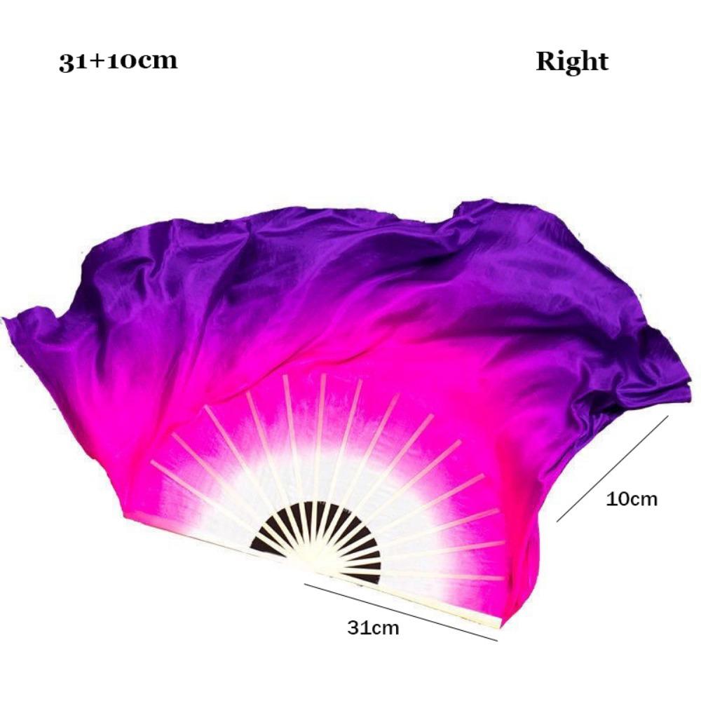 10/20cm Halbkreis Seide Kinder Kinder Bambusfächer Schleier Paare Yangko Tanzwerkzeuge