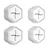 4Pieces Kitchen Towel Hooks Easy Installation Wall Mount Hand Towel Hook for Bathroom Shower or Outdoor Towel Holders