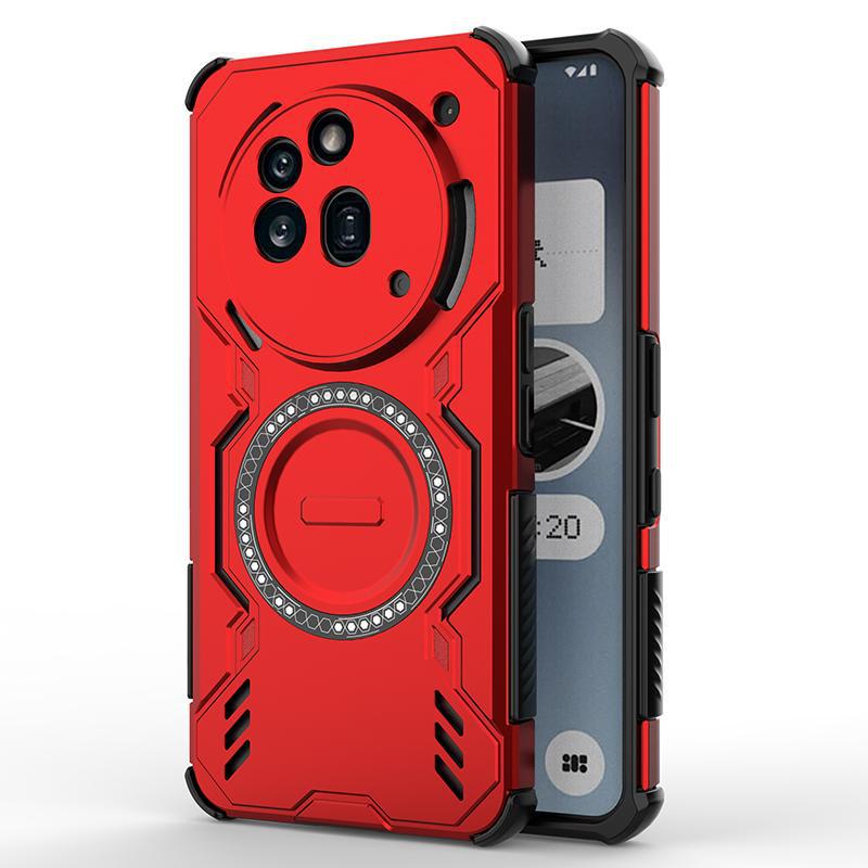 Applicable Nothingphone 3A-Pro Butterfly Armor Case with Magnetic Four-Corner Anti-Fall Protection, Silicone, and Hard Magnetic 2-Pro Design.