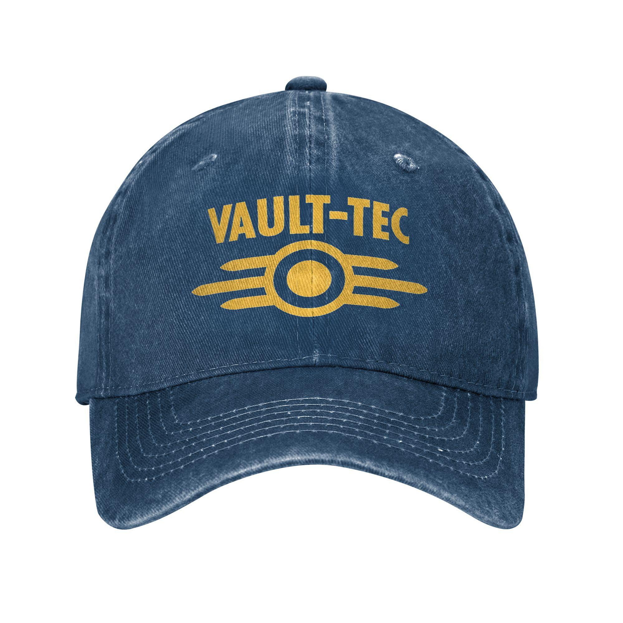 

Vault Tec logo Fallouted Game Sun Baseball Cap Unisex-Teens Design Hip Hop Hat Summer Trendy Tennis Skate Hot Sale Baseball Caps One Size