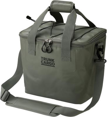 RISU Soft Cooler, Trunk Cargo Cooler Box, Moss Gray, 14L, Foldable, Large Capacity, Lightweight, Waterproof, Perfect for Camping and Outdoors, GHON207