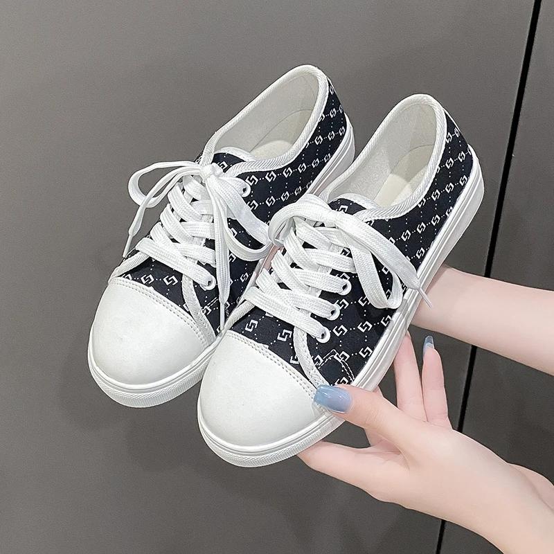 2025 Spring New Woman Sneakers Luxury Fashion Ladies Platform Casual Sneaker Round Toe Running Shoes for Women Tenis De Mujer