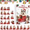 Christmas Dog Advent Calendar 24 Dog Themed Christmas Ornaments Holiday Countdown Calendar Dogs Wearing Red Shoes Perfect For Pet Lovers, Pet Owners