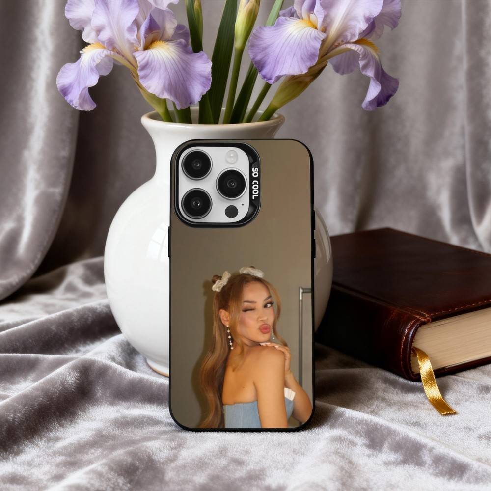 

A-Ayliva-S Singer Phone Case For iPhone17,16,15,14,13,12,11 Plus,Pro Max Black Candy silver phone case iPhone17